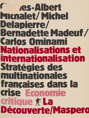 cover image of Nationalisations et Internationalisation